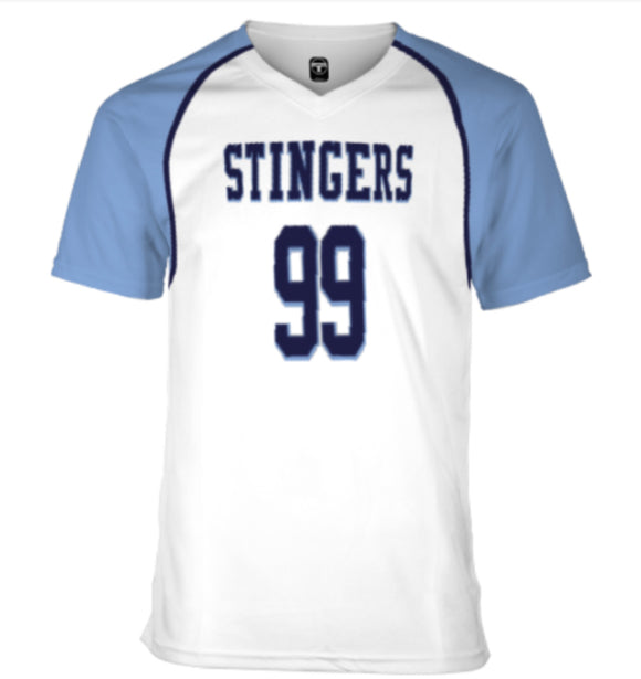 Customized Name & Number White Stingers Fan Jersey