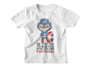 Be Strong You Never Know Who You Are Inspiring Captain America Superheroes